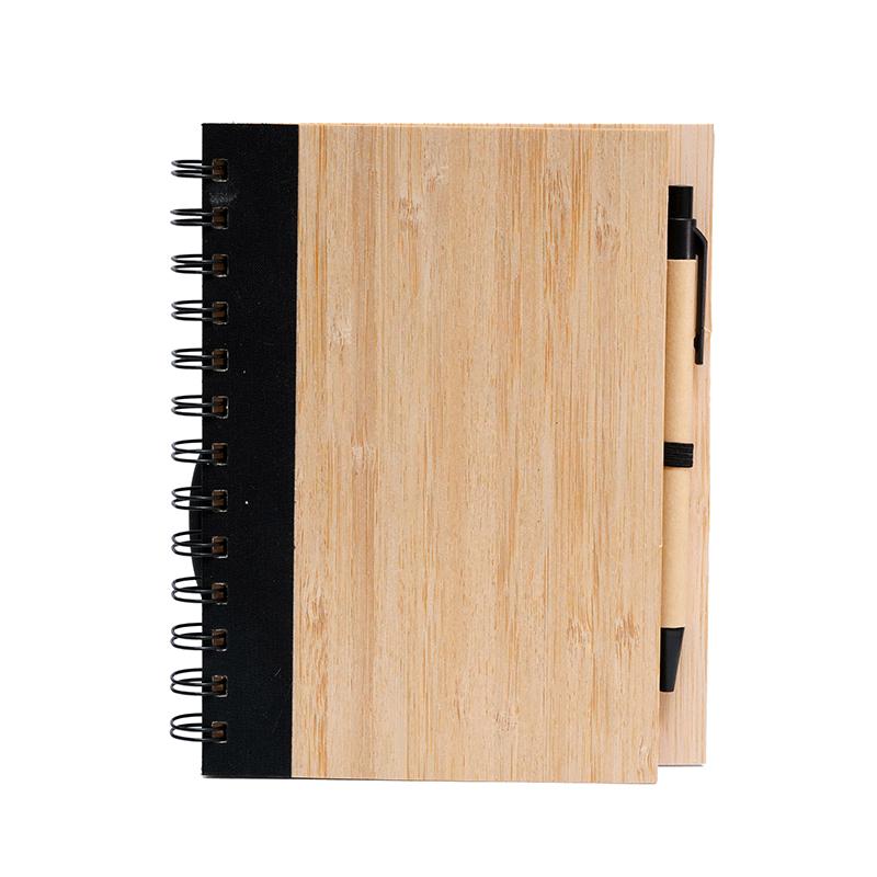 Personalized Bamboo Notebook With Pen